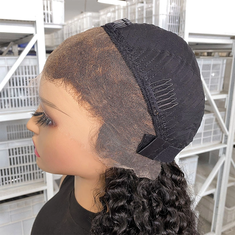 40inch Virgin Hair 13x4 HD Lace Frontal Wig Jerry Curly Wigs